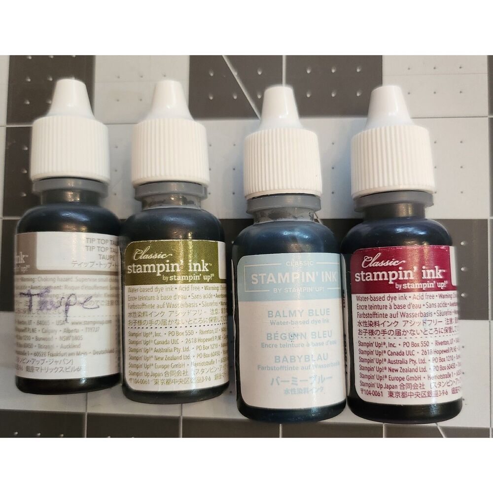 4 Stampin' Up! Classic Stampin' Ink re-inker B31